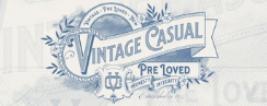 Vintage casual logo