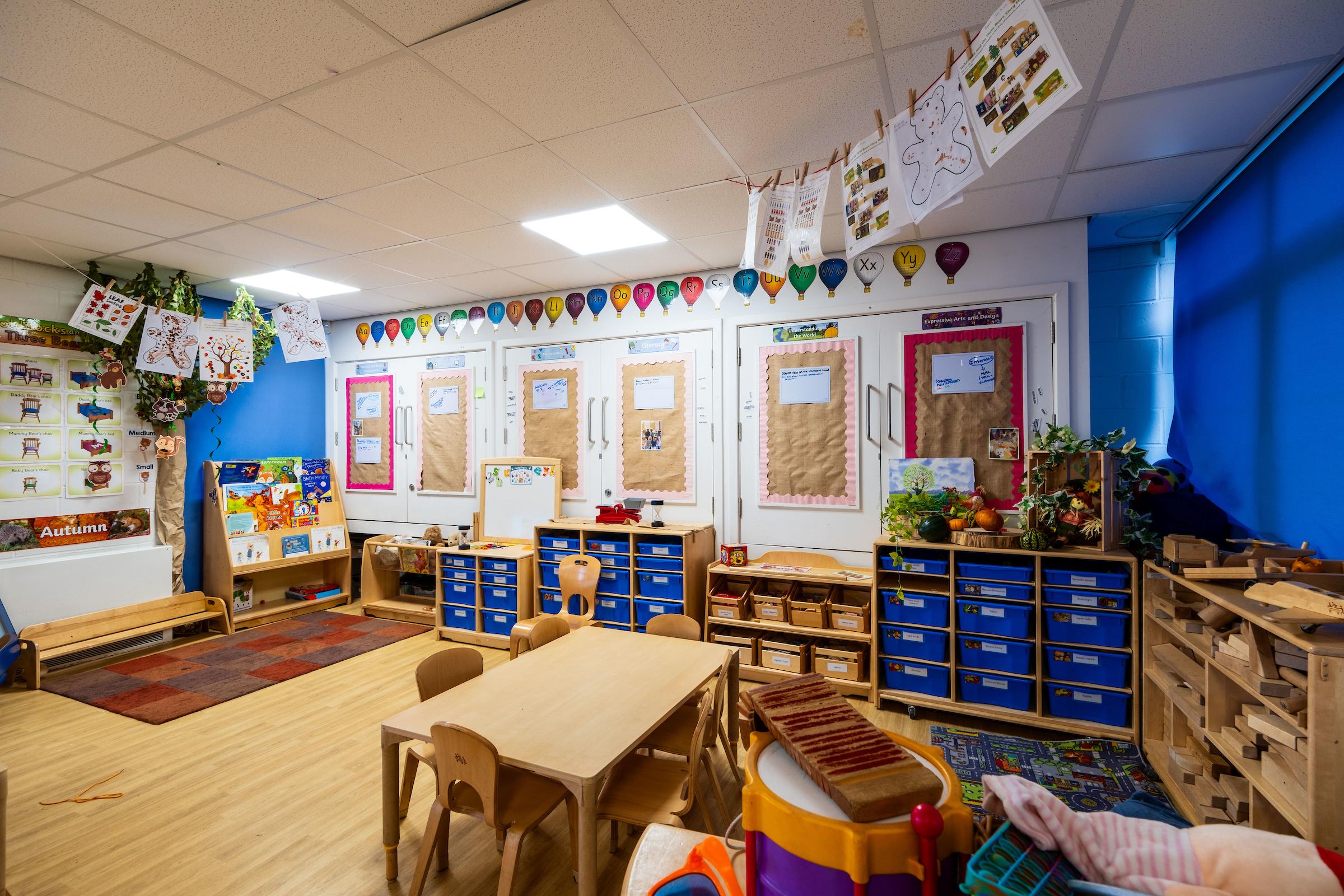 A photograph of the nursery at St Andrews community centre